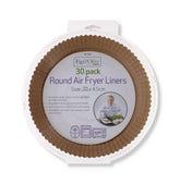 30PK ROUND AIR FRYER LINERS 20 x 4.5 CM